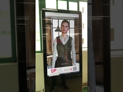 350cd/m2 Full display Standing led stretch  Advertising Machine 43 Inches