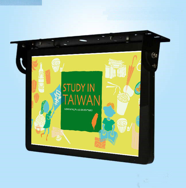 Android system 19 inch wifi wall mounted LCD Advertising Digital Signage Bus Player for promotion