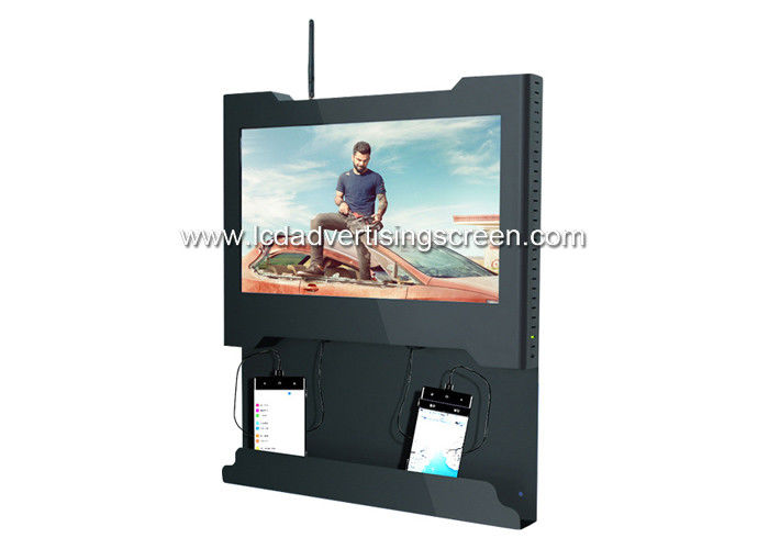 Genevision LCD Advertising Screen Ad Player With Cell Phone Charging Station