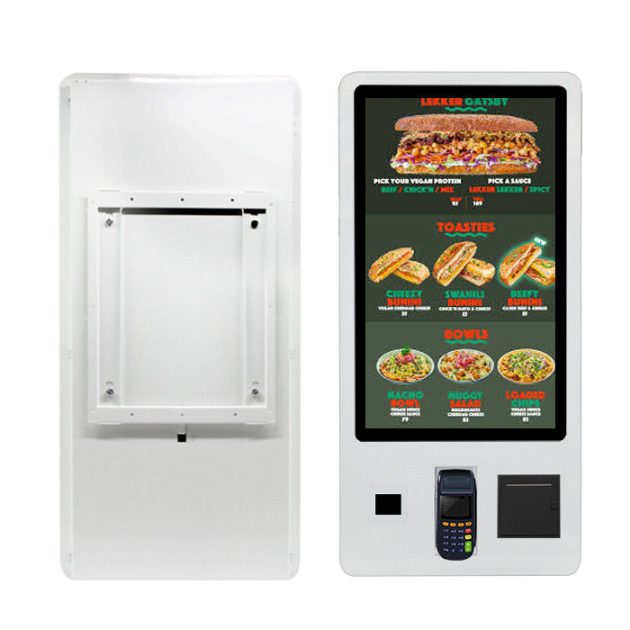 32 Inch Restaurant Digital Signage Capacitive Touch Screen Payment Machine