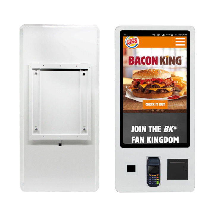 Smart Restaurant Digital Signage Touch Screen Window Android System