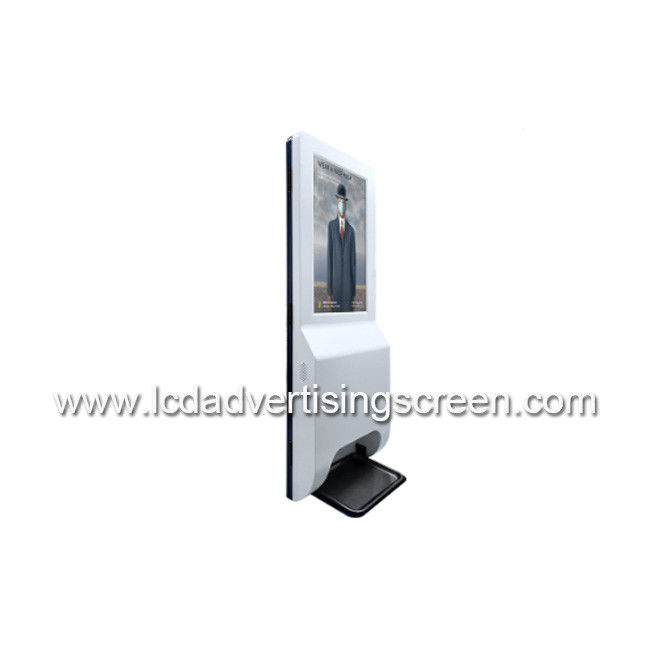 Wall Mount 21.5 Inch Lcd Android Advertising Player AC 110V - 240V 450cd/M2 Brightness With CE FCC Certificates