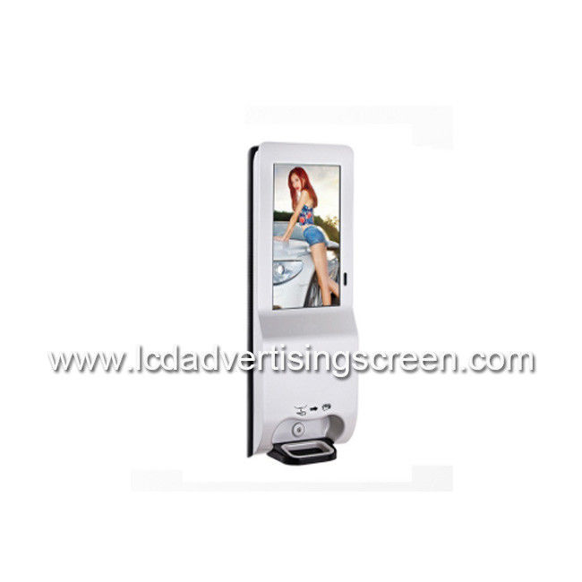 Android Lcd Digital Signage 21.5 Inch With Automatic Foam Soap Hand Sanitizer Dispenser Ram 1G, Rom 2G
