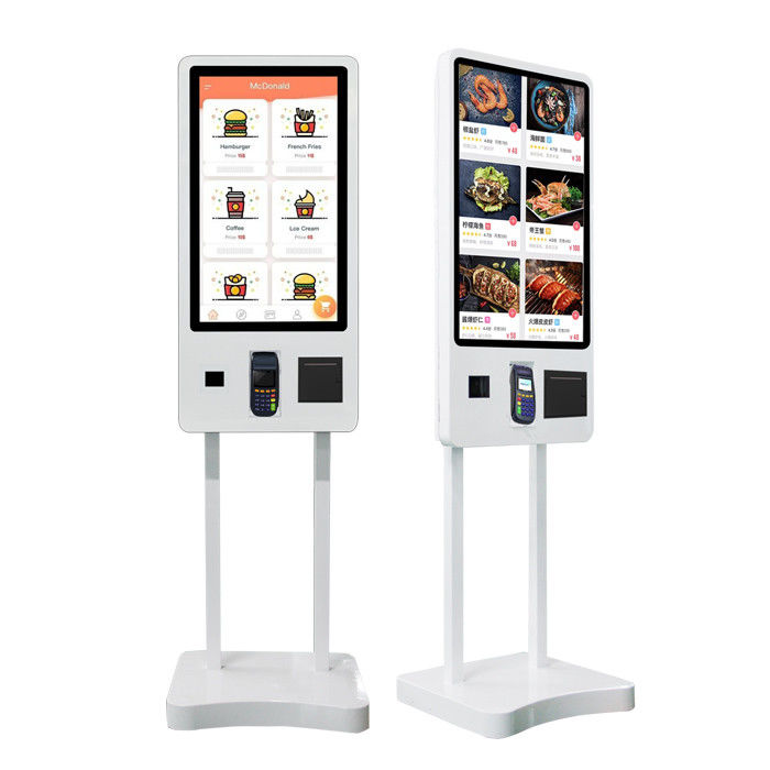 Touch Screen 350cd/M2 1920×1080 Self Service Ordering Kiosk