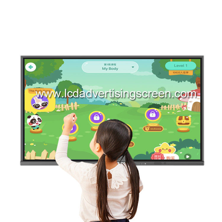 Infrared 400cd/M2 55" Touch Screen Interactive Whiteboard