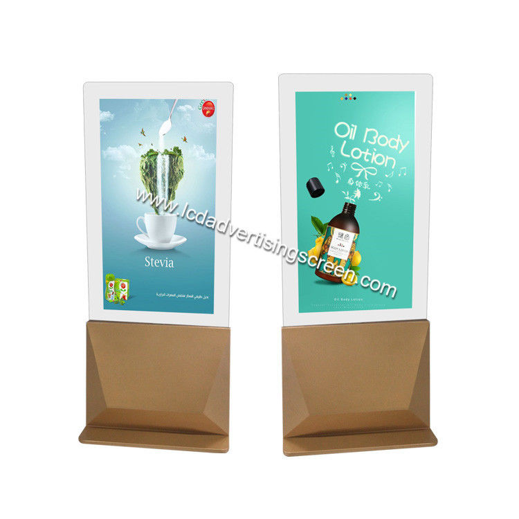 Vertical Double Sided OLED Advertising Display