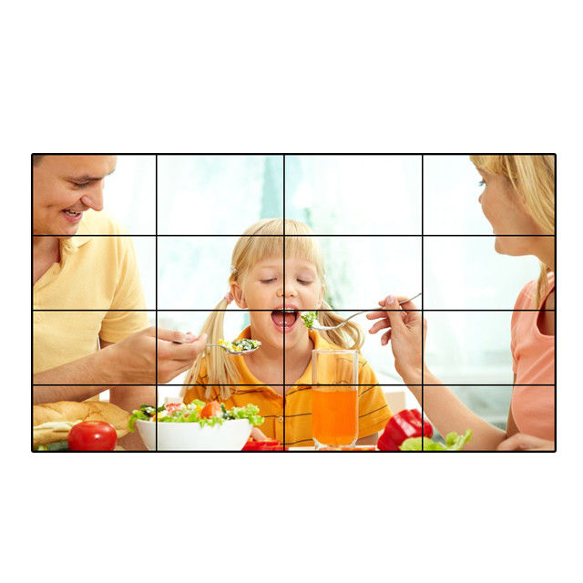 Aluminum Shell DID LCD Video Wall 55inch 500cd/M2 3.5mm Bezel