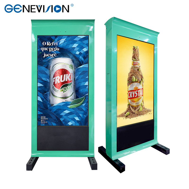 Customized IPS Screen Outdoor Digital Totem 65 Inch High Brightness